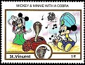 St. Vincent Grenadines 1989 Walt Disney 1 ¢ Multicolor Scott 1132